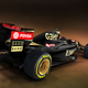 Illustration for article titled This Is The 2015 Lotus F1 Car In Black Goooooold